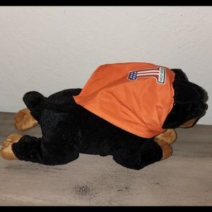 Harley Davidson plush stuffed animal Rottweiler dog bandana